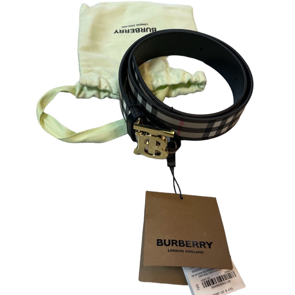 BURBERRY CLASSIC BELT WITH BUCKLE